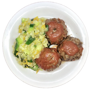 Albóndigas con arroz light