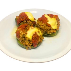 Zapallitos rellenos con carne Light