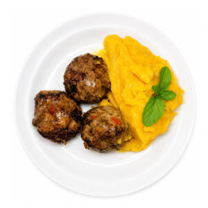 Albóndigas con pure de calabazas Fit