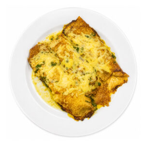 Canelones de calabaza con queso Fit