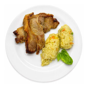 Cerdo con arroz yamani Fit