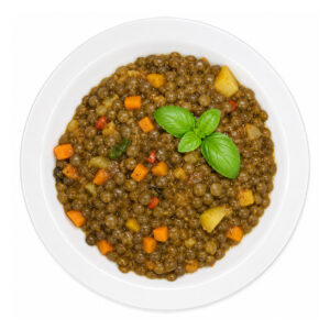 Guiso de lentejas con vegetales Fit