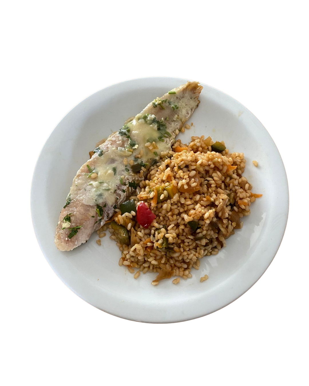 Merluza con arroz light (Bajo FOTMAPS) - Imagen 2